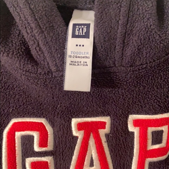 Baby Gap Fleece Hoodie - Picture 2 of 3